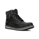 エックスレイ メンズ ブーツ シューズ Men's Alistair Lace-Up Boots Black