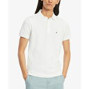 トミー ヒルフィガー メンズ ポロシャツ トップス Men's 1985 Slim Fit Polo Shirt White(4)