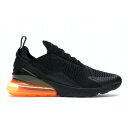 Nike ナイキ メンズ スニーカー 【Nike Air Max 270】 サイズ US_10(28.0cm) Black Total Orange