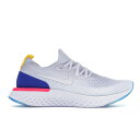Nike ナイキ メンズ スニーカー ランニング 【Nike Epic React Flyknit】 サイズ US_9(27.0cm) White Racer Blue Pink Blast