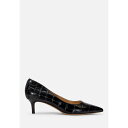 ラルフローレン レディース サンダル シューズ ADRIENNE CROCODILE EMBOSSED LEATHER PUMP - Classic heels - black(4)
