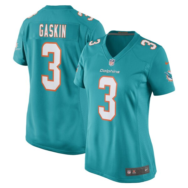 ナイキ レディース ユニフォーム トップス Myles Gaskin Miami Dolphins Nike Women's Game Player Jersey Aqua