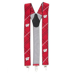 エーグルウィング メンズ ベルト アクセサリー Wisconsin Badgers Suspenders Red