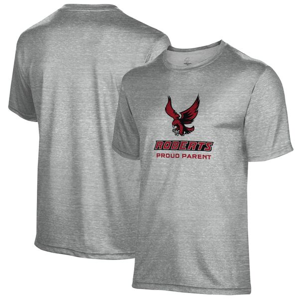 プロスフィア メンズ Tシャツ トップス Roberts Wesleyan Redhawks Proud Parent Name Drop TShirt Gray