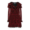 ODI ET AMO オーディー エト アモー ワンピース トップス レディース Short dresses Red