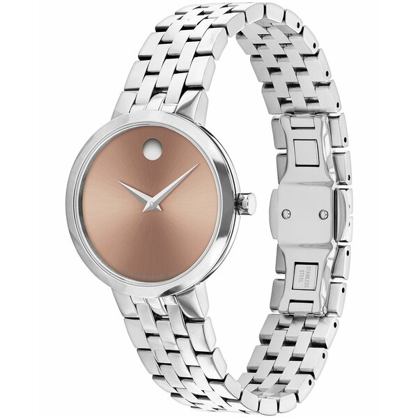 モバド モバド レディース 腕時計 アクセサリー Women's Museum Classic Swiss Quartz Stainless Steel 29.9mm Watch Silver-tone