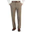 ペリーエリス メンズ カジュアルパンツ ボトムス Men's Modern-Fit Stretch Solid Resolution Pants Lt/pas Bwn(4)