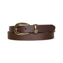 ラッキーブランド レディース ベルト アクセサリー Women's Metal Loop Leather Pant Belt Brown
