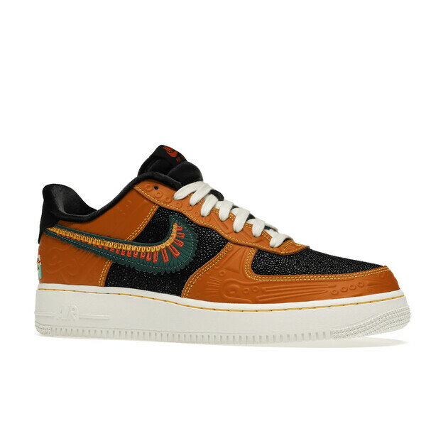 Nike ナイキ メンズ スニーカー 【Nike Air Force 1 Low Siempre Familia】 サイズ US_10.5(28.5cm) Black/Orange-Green-Yellow