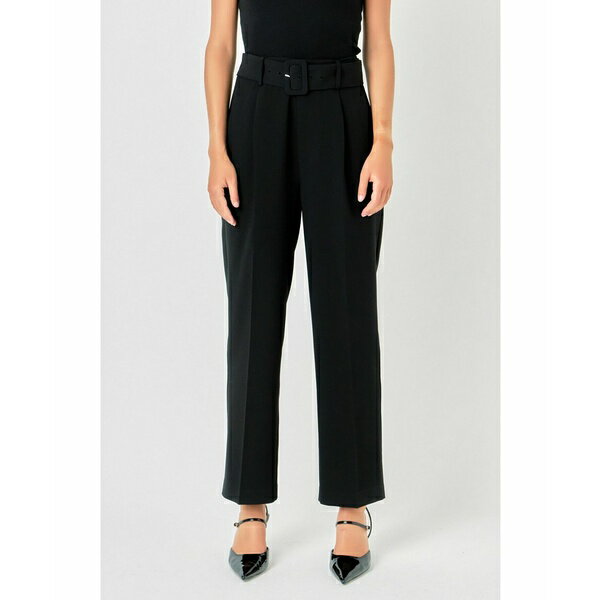 エンドレスローズ レディース カジュアルパンツ ボトムス Women 039 s High Waisted Trousers Black