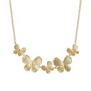 Wj xj[j fB[X lbNXE`[J[Ey_ggbv ANZT[ Butterfly Statement Necklace in 18k Gold-Plated Sterling Silver, 18