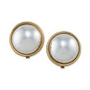 ラルフローレン メンズ ピアス・イヤリング アクセサリー Gold-Tone Sphere Clip-on Earrings Gold/Silver