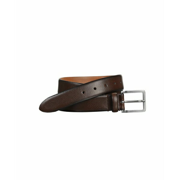 ジョンストンアンドマーフィー メンズ ベルト アクセサリー Italian Feathered Edge Belt Brown
