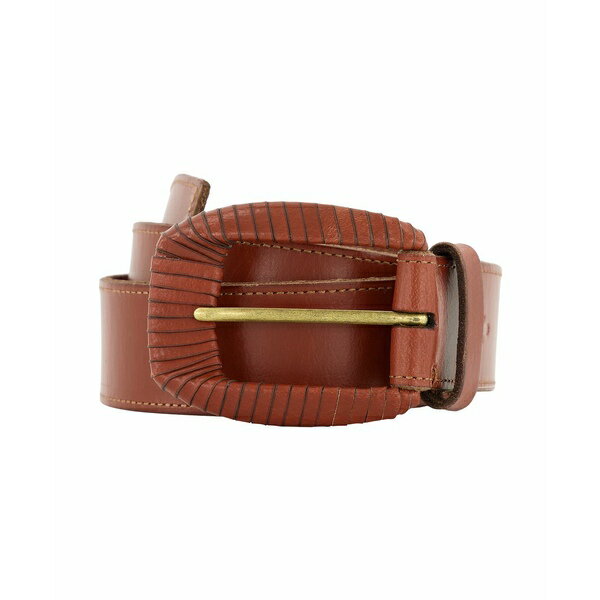 フライ レディース ベルト アクセサリー Women's 35mm Wrapped Buckle Leather Belt Tan