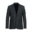 TRUSSARDI トラサルディ ジャケット＆ブルゾン アウター メンズ Suit jackets Black