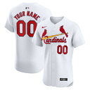 ナイキ メンズ ユニフォーム トップス St. Louis Cardinals Nike Home Elite Custom Jersey White