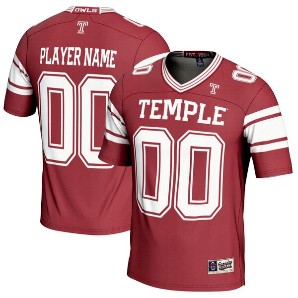 ǥ졼  ˥ե ȥåץ Temple Owls GameDay Greats NIL PickAPlayer Football Jersey Crimson