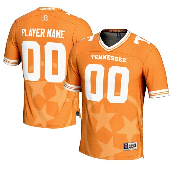 ゲームデイグレーツ メンズ ユニフォーム トップス Tennessee Volunteers GameDay Greats Icon Print NIL PickAPlayer Football Jersey Tennessee Orange