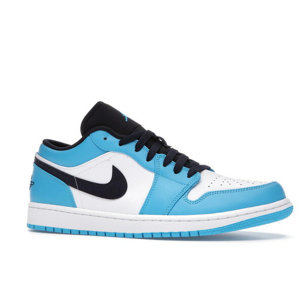 Jordan ジョーダン メンズ スニーカー 【Jordan 1 Low UNC (2021)】 サイズ US_M_16 White/Dark Powder Blue-Obsidian
