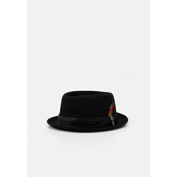 ブリクストン メンズ 帽子 アクセサリー STOUT PORK PIE UNISEX - Hat - black