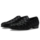 ステイシーアダムス メンズ スリッポン・ローファー シューズ Savoir Satin Slip-On Black(4)