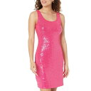 コマンドー レディース ワンピース トップス Sequin Mini Dress SEQ300 Commando Pink