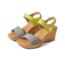 ナオト レディース ヒール シューズ Summer Smoke Gray Nubuck/Soft Lime Leather(4)