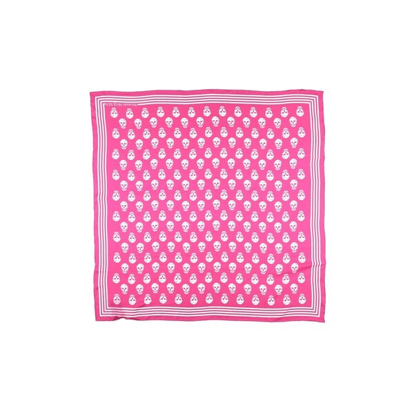 【送料無料】 マックイーン メンズ マフラー・ストール・スカーフ アクセサリー Scarves Pink