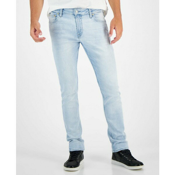 ゲス メンズ デニムパンツ ボトムス Men's Light-Wash Slim Tapered Fit Jeans Pitch Wash