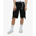 エコー メンズ カジュアルパンツ ボトムス Men's Recon-Go Belted Cargo Shorts Black