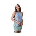 フリー カントリー レディース カットソー トップス Women's Microtech Chill Long Tank Top Grey(4)