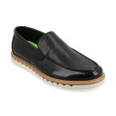ヴァンセ カンパニー メンズ スリッポン・ローファー シューズ Men's Dallas Tru Comfort Foam Slip-On Loafers Black(4)