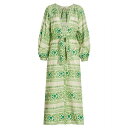 ジョハンナ・オーティズ レディース ワンピース トップス Rimarima Embroidered Tunic Maxi Dress tropic ecru jade