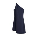 ホルストンヘリテイジ レディース ワンピース トップス Kalia Crepe One-Shoulder Minidress navy