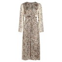 エリータハリ レディース ワンピース トップス The Kensie Snakeskin Midi-Dress boaburnout