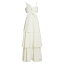 ե ꥪ ǥ ԡ ȥåץ Flower Tiered Maxi Dress off white