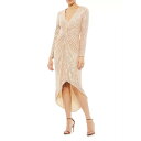 マックダガル レディース ワンピース トップス Ieena Sequin Knotted Midi Dress rose gold