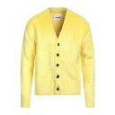 【送料無料】 ジル・サンダー メンズ カーディガン アウター Cardigans Yellow