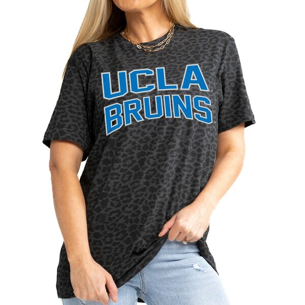 Q[fC fB[X TVc gbvX UCLA Bruins Gameday Couture Women's Fan Favorite Leopard TShirt Leopard