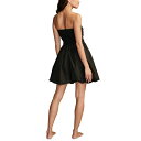 ラッキーブランド レディース ワンピース トップス Women's Bubble-Hem Strapless Dress Jet Black