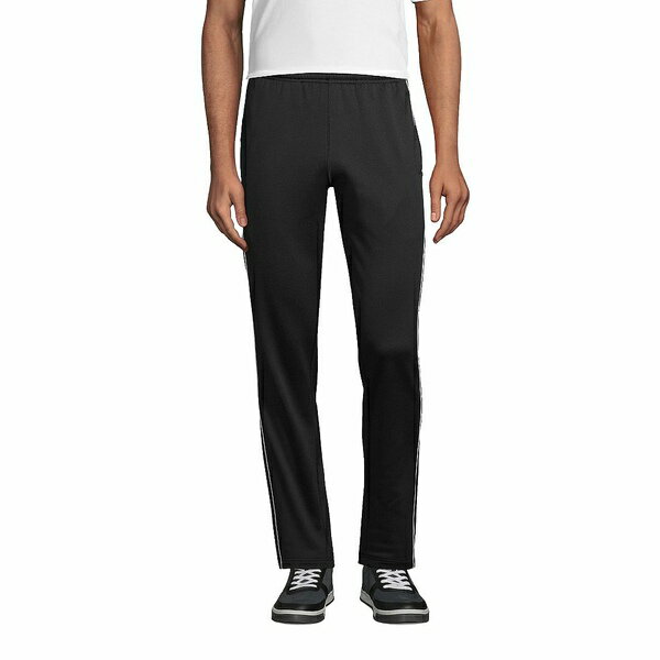 ランズエンド メンズ カジュアルパンツ ボトムス Men's School Uniform Active Track Pants Black