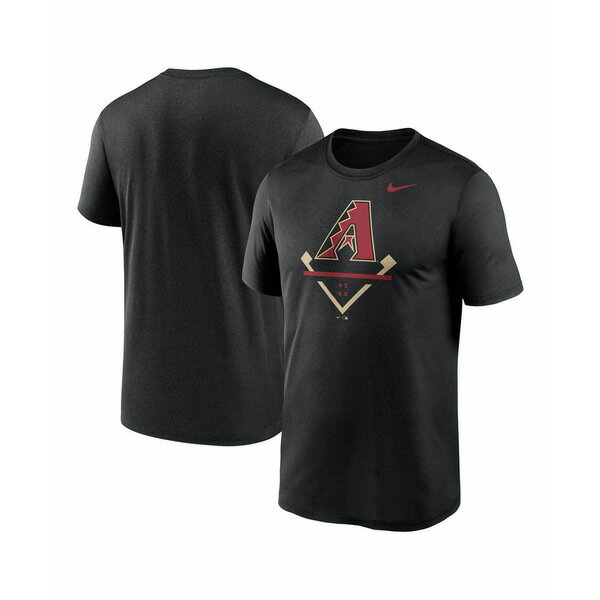 ナイキ レディース Tシャツ トップス Men's Black Arizona Diamondbacks Icon Legend Performance T-shirt Black