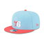 ニューエラ レディース 帽子 アクセサリー Men's Powder Blue, Red Philadelphia 76ers 2-Tone Color Pack 9FIFTY Snapback Hat Powder Blue, Red