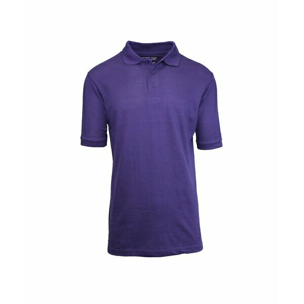 MNV[oCnrbN Y |Vc gbvX Men's Short Sleeve Pique Polo Shirts Purple