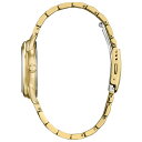 シチズン レディース 腕時計 アクセサリー Eco-Drive Women's Mickey Mouse Gold-Tone Stainless Steel Bracelet Watch 36mm Gold-tone