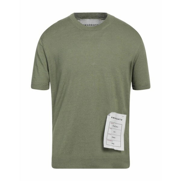 【送料無料】 アマラント メンズ ニット&セーター アウター Sweaters Green