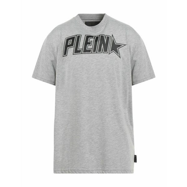 【送料無料】 フィリッププレイン メンズ Tシャツ トップス T-shirts Grey