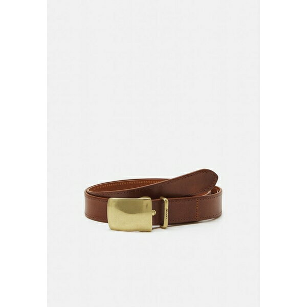 リーバイス ベルト（メンズ） リーバイス メンズ ベルト アクセサリー PLAQUE BELT UNISEX - Belt - brown