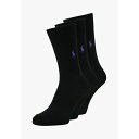 ե ǥ   MERCERIZED SOCKS 3 PACK - Socks - black