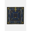 ヴェルサーチ マフラー ヴェルサーチ メンズ マフラー・ストール・スカーフ アクセサリー FOULARD NAUTICAL PRINT UNISEX - Foulard - blue/gold